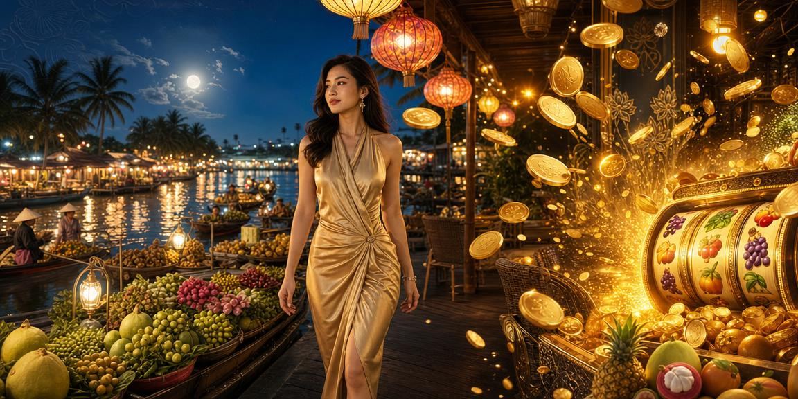 Trò chơi slot phong cách chợ đêm ở vùng Mekong Trò chơi slot phong cách chợ đêm ở vùng Mekong